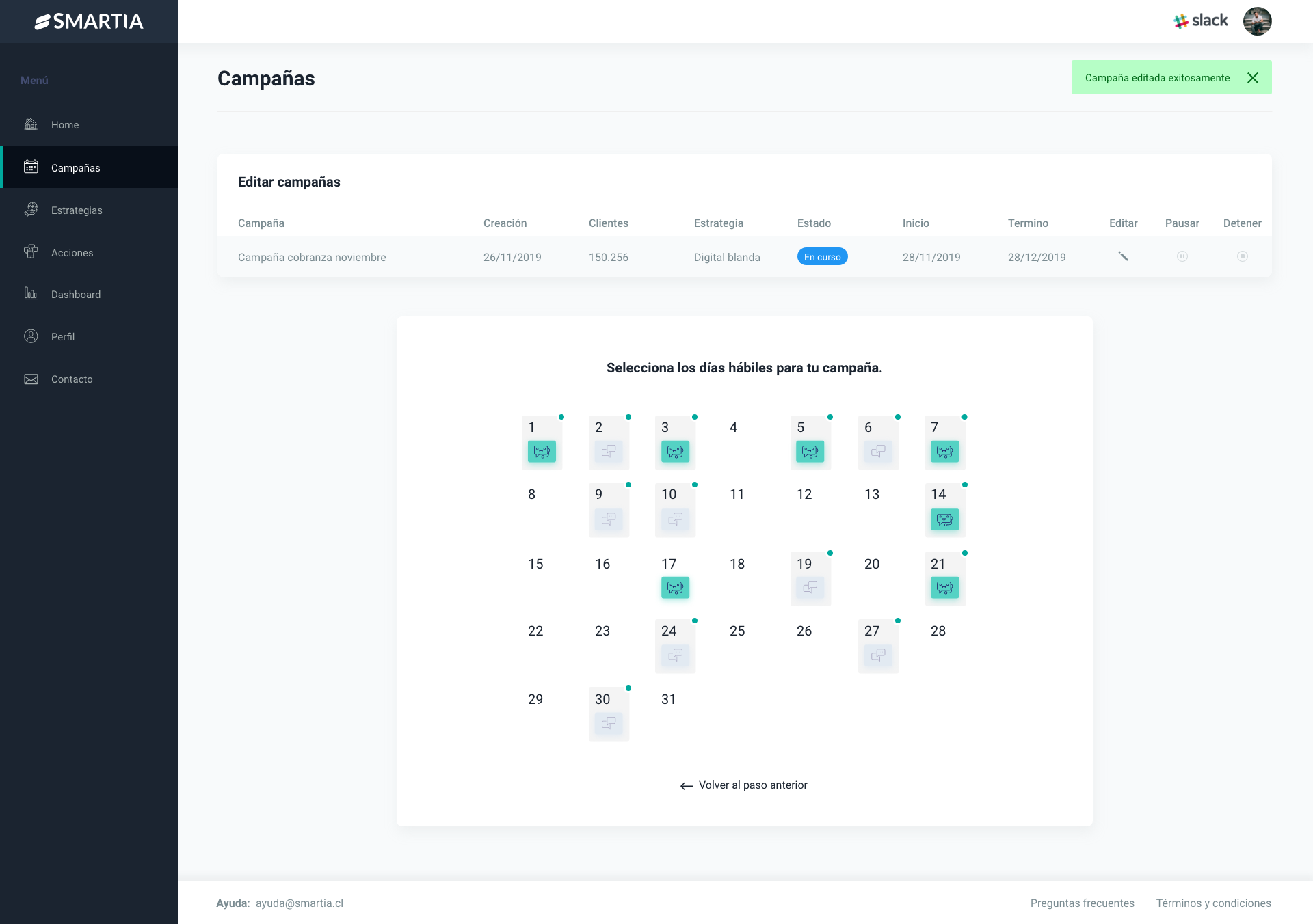 screenshot of SmartIA Power Hub